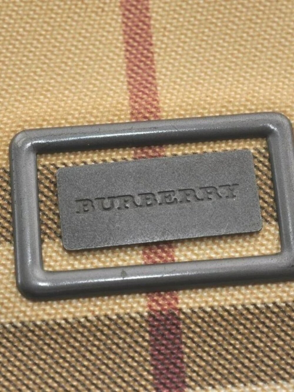 Authentic Burberry Nova Check Shoulder HandBag PVc - Picture 5 of 9